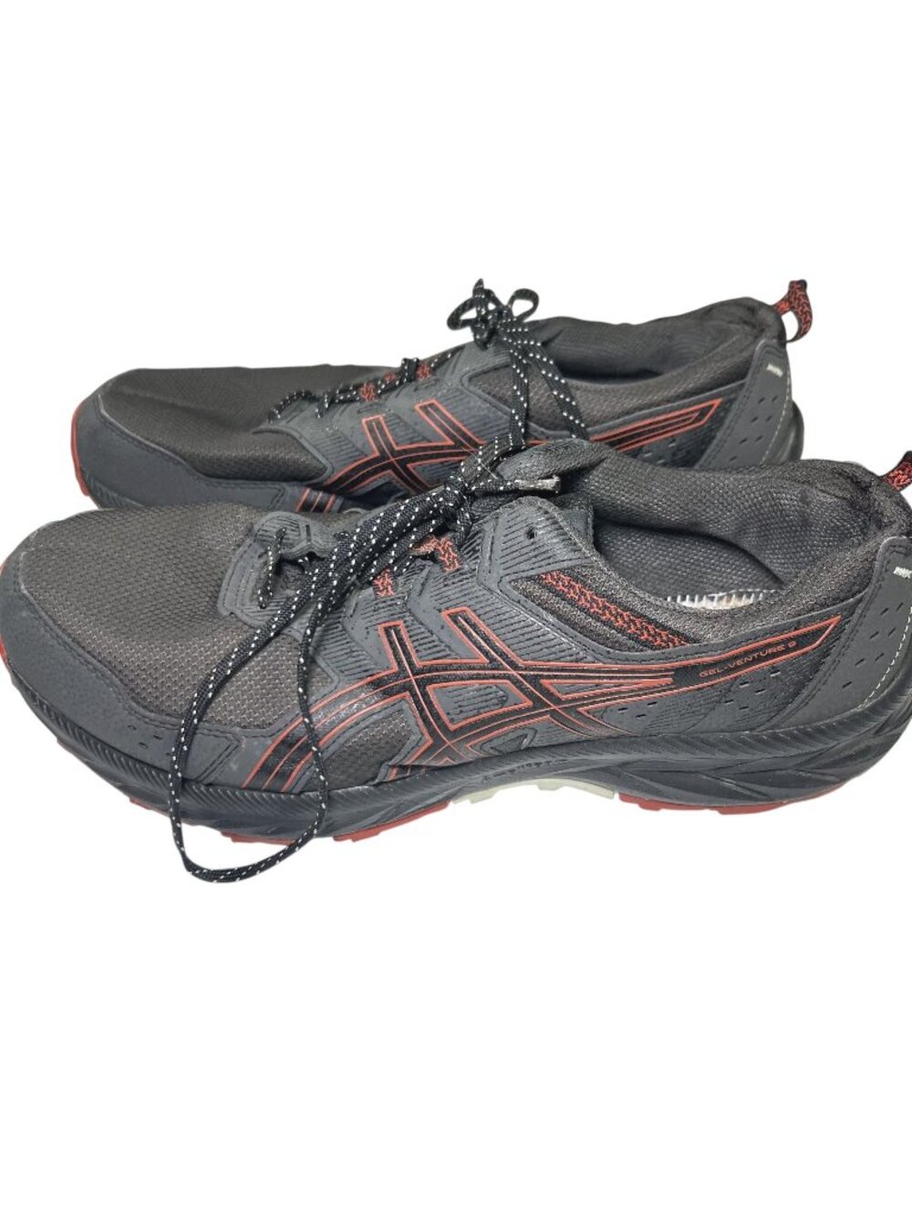 ASICS Gel-Venture 9 Mens Size 13 US Gray/Orange Trail Running Shoes 1011B488